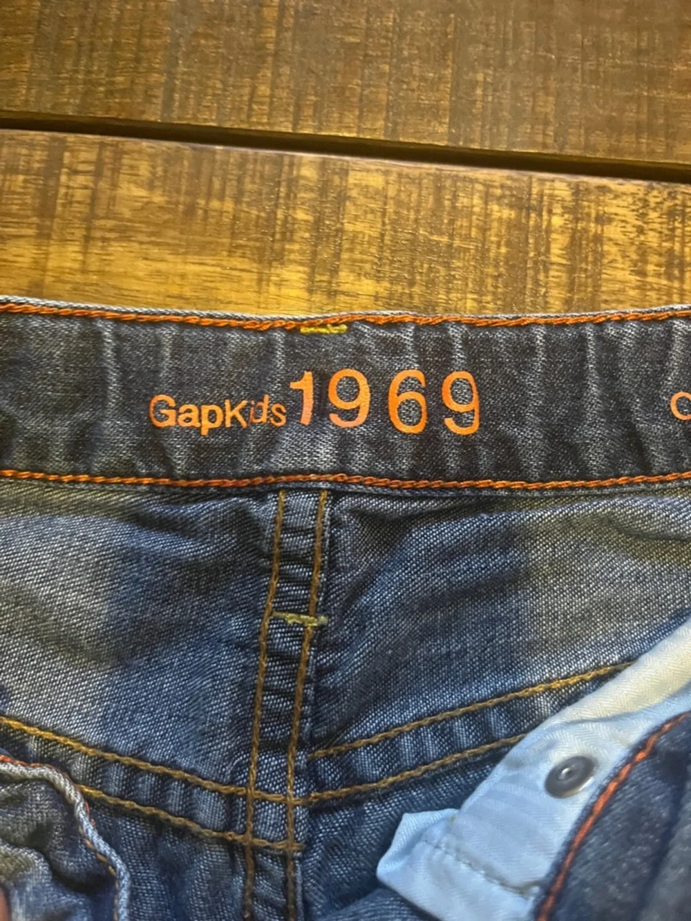 GAP Kid’s Blue Faded Straight Jeans